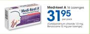 Medi Keel A 16 Lozenges-Per Pack