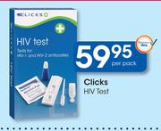 Special Clicks Hiv Test Per Pack M
