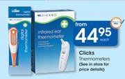 Clicks Thermometres-Each