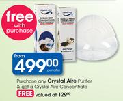 Crystal Aire Purifier Free Crystal Aire Concentrate-Per Offer