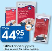 Clicks Sport Supports-Each