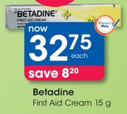 Betadine First Aid Cream-15g