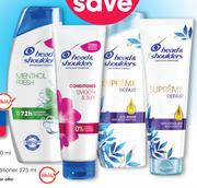 Head & Shoulder Shampoo Or Conditioner 400ml-For 2