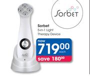 Sorbet 5-In-1 Light Therapy Device