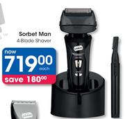 Sorbet Man 4-Blade Shaver