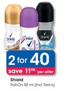 Shield Roll On-For 2 x 50ml
