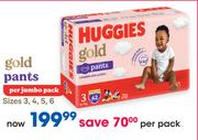 Huggies Gold Pants Per Jumbo Pack-Per Pack