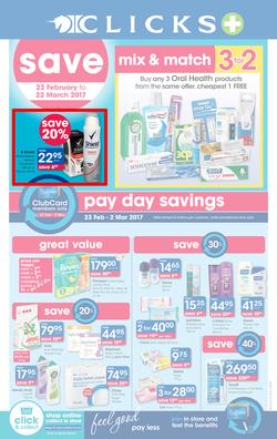 Clicks : Pay Day Savings (23 Feb - 22 Mar 2017), page 1