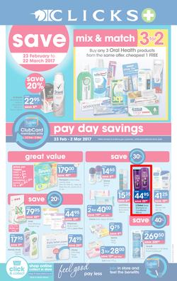 Clicks : Pay Day Savings (23 Feb - 22 Mar 2017), page 1