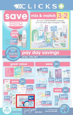 Clicks : Pay Day Savings (23 Feb - 22 Mar 2017), page 1