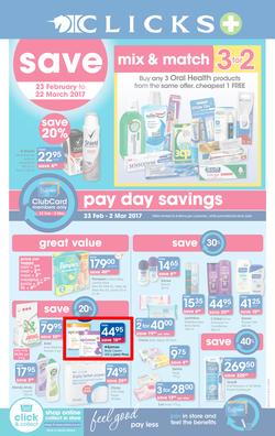 Clicks : Pay Day Savings (23 Feb - 22 Mar 2017), page 1