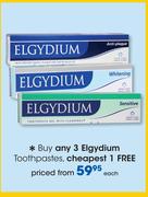 Elgydium Toothpastes-Each