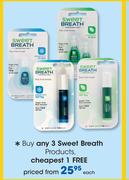 Sweet Breath Products-Each