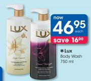 Lux Body Wash-750ml Each