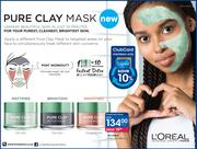 L'Oreal Pure Clay Masks-Each