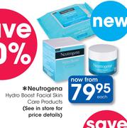Neutrogena Hydro Boost Facial Skin Care Products-Each