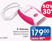 Safeway Battery Operated Women's Shaver S3801