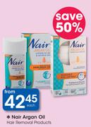 Nair Argan Oil Hair Removal Products-Each