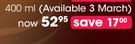 L'Oreal Elvive Shampoo Or Conditioner-400ml