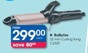 BaByliss 32mm Curling Tong C332E