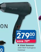 Vidal Sassoon 2200 Watt Hydragloss Hairdryer