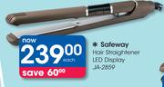 Safeway Hair Straightener LED Display JA-2859