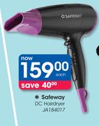 Safeway DC Hairdryer JA184017