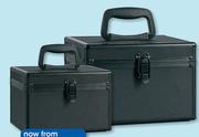 Clicks Black Aluminium Solid Cosmetic Case Medium-Each