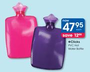 Clicks PVC Hot Water Bottle-Each