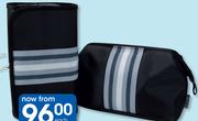 Clicks Guy Pinot Men's Black & Grey Stripe Hanging Bag