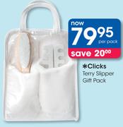 Clicks Terry Slipper Gift Pack-Per Pack