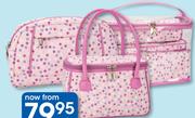 Clicks Pink Dot Vanity Bag-Each
