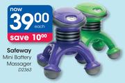 Safeway Mini Battery Massager D2363-Each