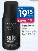 Lentheric Solo Body Spray For Men-150ml Each