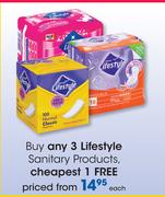 Lifestyle Sanitary Products Each