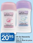 Oh So Heavenly Stick-30g Each