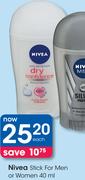 Nivea Stick For Men Or Women-40ml Each
