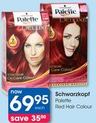 Schwarzkopf Palette Red Hair Colour-Each