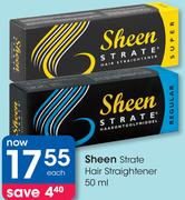 Sheen Strate Hair Straightener-50ml Each