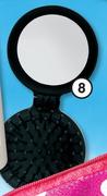 Clicks Travel Hairbrush And Mini Mirror