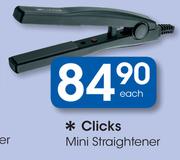 Clicks Mini Straightener
