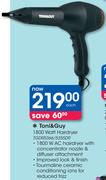 Toni&Guy 1800 Watt Hairdryer TGDR5366/5355DR