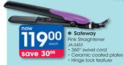 Safeway Pink Straightener JA-3453