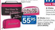 Clicks Glam Glitter Cosmetics Bag,Purse Or Toiletry Bag-Each