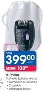 Philips Satinelle Epilator HP6422