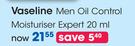 Vaseline Men Oil Control Moisturiser Expert-20ml Each