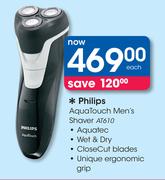 Philips AquaTouch Men's Shaver AT610
