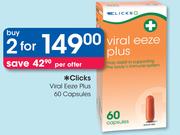 Clicks Viral Eeze Plus-2x60 Capsules
