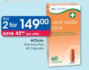 Clicks Viral Eeze Plus-2x60 Capsules