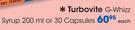Turbovite G-Whizz Syrup 200ml Or 30 Capsules-Each